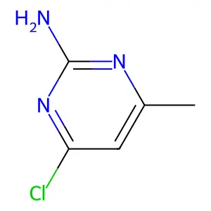 2-Amino-4-chloro-6-methylpyrimidine structure