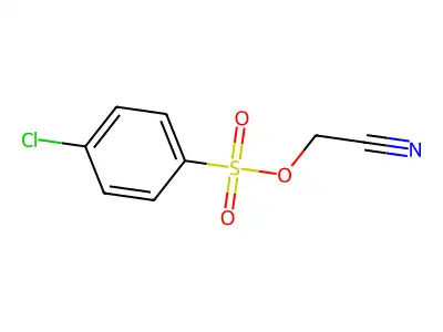 4-氯苯磺酰基乙醇腈 structure