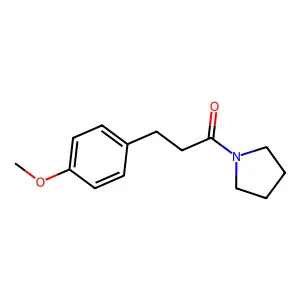 Pyrrolidine, 1-[3-(4-methoxyphenyl)-1-oxopropyl]- structure