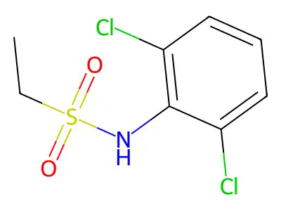 N-(2,6-dichlorophenyl)ethane-1-sulfonamide structure