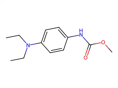 Methyl [4-(diethylamino)phenyl]carbamate structure