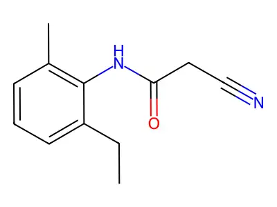 Acetamide, 2-cyano-N-(2-ethyl-6-methylphenyl)-(9CI) structure