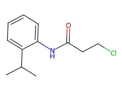 3-chloro-N-(2-isopropylphenyl)propanamide structure