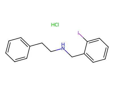 N-[(2-Iodophenyl)methyl]-2-phenyl-ethanamine structure