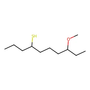 4-Decanethiol, 8-methoxy- structure