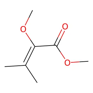 Methyl 2-methoxy-3-methylbut-2-enoate structure
