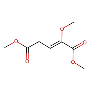 Dimethyl 2-methoxypent-2-enedioate structure