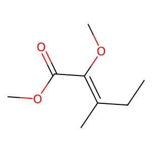 Methyl 2-methoxy-3-methylpent-2-enoate structure