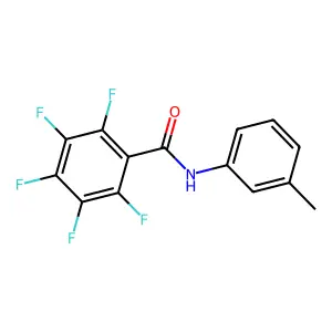 2,3,4,5,6-五氟-N-(3-甲苯基)苯甲酰胺 structure