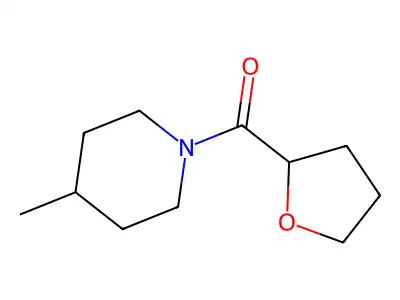 (4-Methylpiperidin-1-yl)(oxolan-2-yl)methanone structure