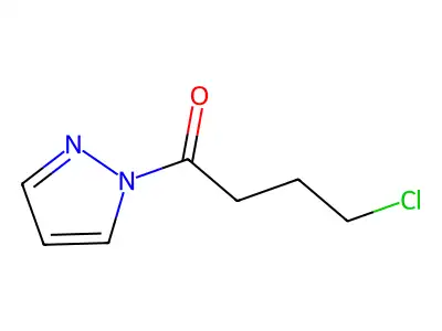 4-Chloro-1-(1H-pyrazol-1-yl)butan-1-one structure