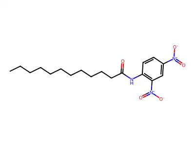 Dodecanamide, N-(2,4-dinitrophenyl)- structure