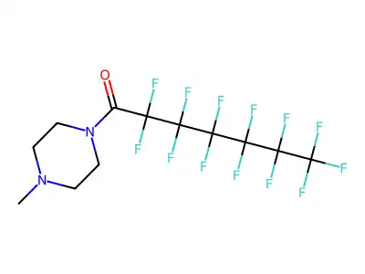 2,2,3,3,4,4,5,5,6,6,7,7,7-Tridecafluoro-1-(4-methylpiperazin-1-yl)heptan-1-one structure