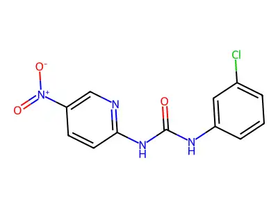 1-(3-Chlorophenyl)-3-(5-nitropyridin-2-yl)urea structure