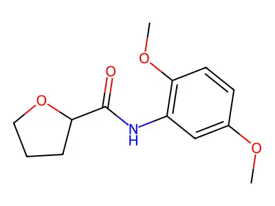 N-(2,5-dimethoxyphenyl)oxolane-2-carboxamide structure