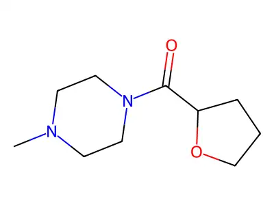 1-Methyl-4-(oxolane-2-carbonyl)piperazine structure