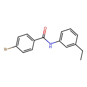 4-bromo-N-(3-ethylphenyl)benzamide structure