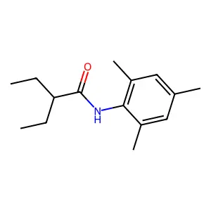 2-ethyl-N-(2,4,6-trimethylphenyl)butanamide structure