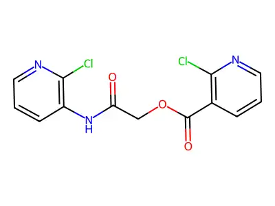 [(2-Chloropyridin-3-yl)carbamoyl]methyl 2-chloropyridine-3-carboxylate structure