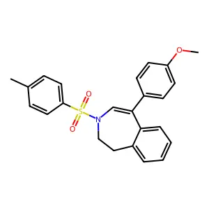 5-(4-Methoxyphenyl)-3-(4-methylphenyl)sulfonyl-1,2-dihydro-3-benzazepine structure