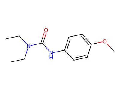 1,1-Diethyl-3-(4-methoxyphenyl)urea structure