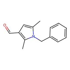 1-Benzyl-2,5-dimethyl-1H-pyrrole-3-carbaldehyde structure