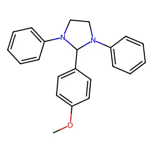 2-(4-Methoxyphenyl)-1,3-diphenylimidazolidine structure