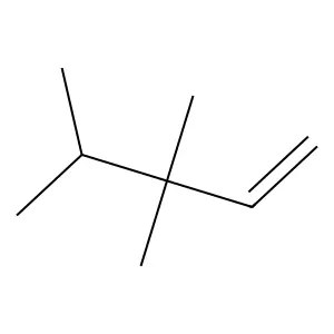 3,3,4-Trimethylpent-1-ene structure