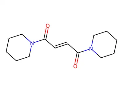 1,4-Bis(1-piperidyl)but-2-ene-1,4-dione structure