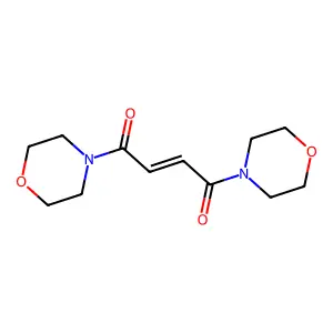 1,4-Dimorpholin-4-ylbut-2-ene-1,4-dione structure