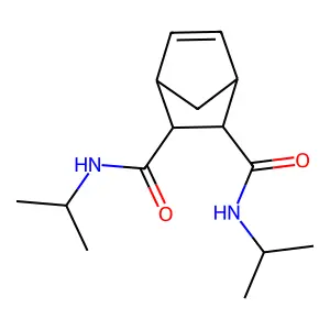 2-N,3-N-di(propan-2-yl)bicyclo[2.2.1]hept-5-ene-2,3-dicarboxamide structure