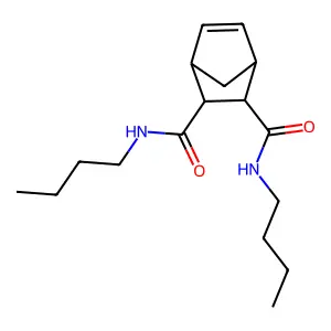 2-N,3-N-dibutylbicyclo[2.2.1]hept-5-ene-2,3-dicarboxamide structure