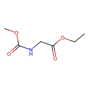Ethyl 2-((methoxycarbonyl)amino)acetate structure