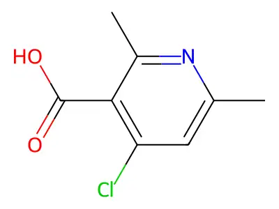 4-Chloro-2,6-dimethyl-nicotinic acid structure