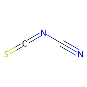 Cyanogen isothiocyanate structure