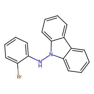 N-(2-bromophenyl)carbazol-9-amine structure