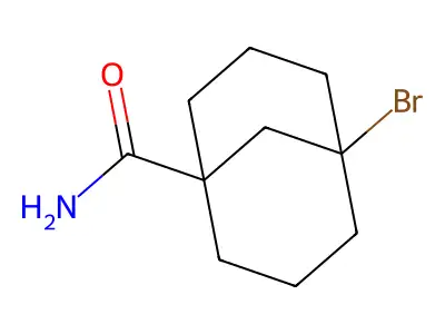 5-Bromobicyclo[3.3.1]nonane-1-carboxamide structure