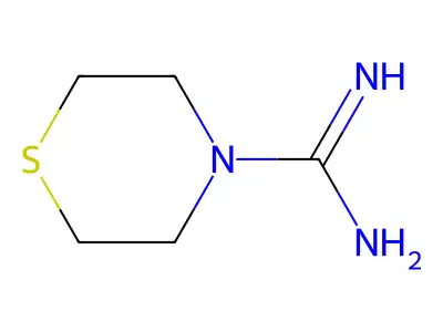Thiomorpholine-4-carboximidamide structure