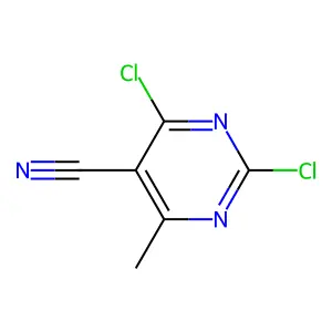 2,4-Dichloro-6-methylpyrimidine-5-carbonitrile structure