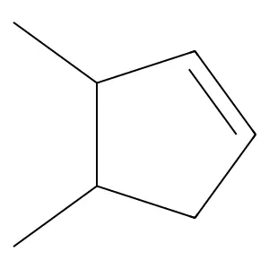 cis-3,4-Dimethylcyclopentene structure