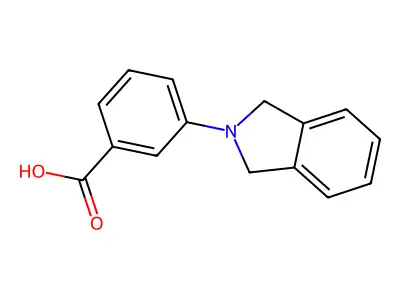 3-(1,3-Dihydro-isoindol-2-yl)-benzoic acid structure