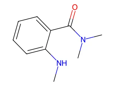 N,N-dimethyl-2-(methylamino)benzamide structure