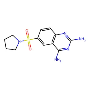 6-(Pyrrolidine-1-sulfonyl)-quinazoline-2,4-diamine structure
