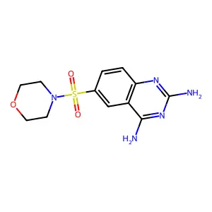 6-(Morpholine-4-sulfonyl)-quinazoline-2,4-diamine structure