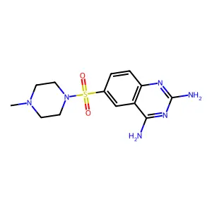 6-(4-Methyl-piperazine-1-sulfonyl)-quinazoline-2,4-diamine structure
