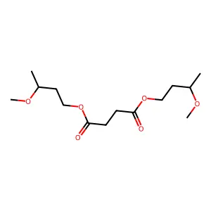 Bis(3-methoxybutyl) butanedioate structure