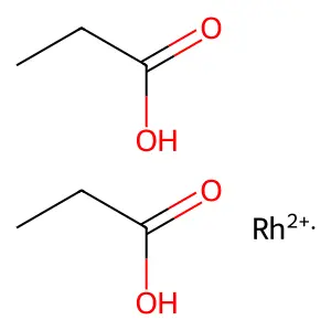 Propanoic acid, rhodium(2+) salt structure
