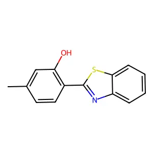 2-(2-Benzothiazolyl)-5-methylphenol structure
