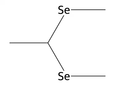 1,1-Bis(methylselanyl)ethane structure