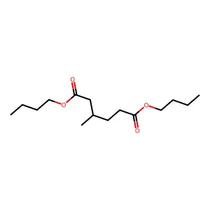 Hexanedioic acid, 3-methyl-, dibutyl ester structure